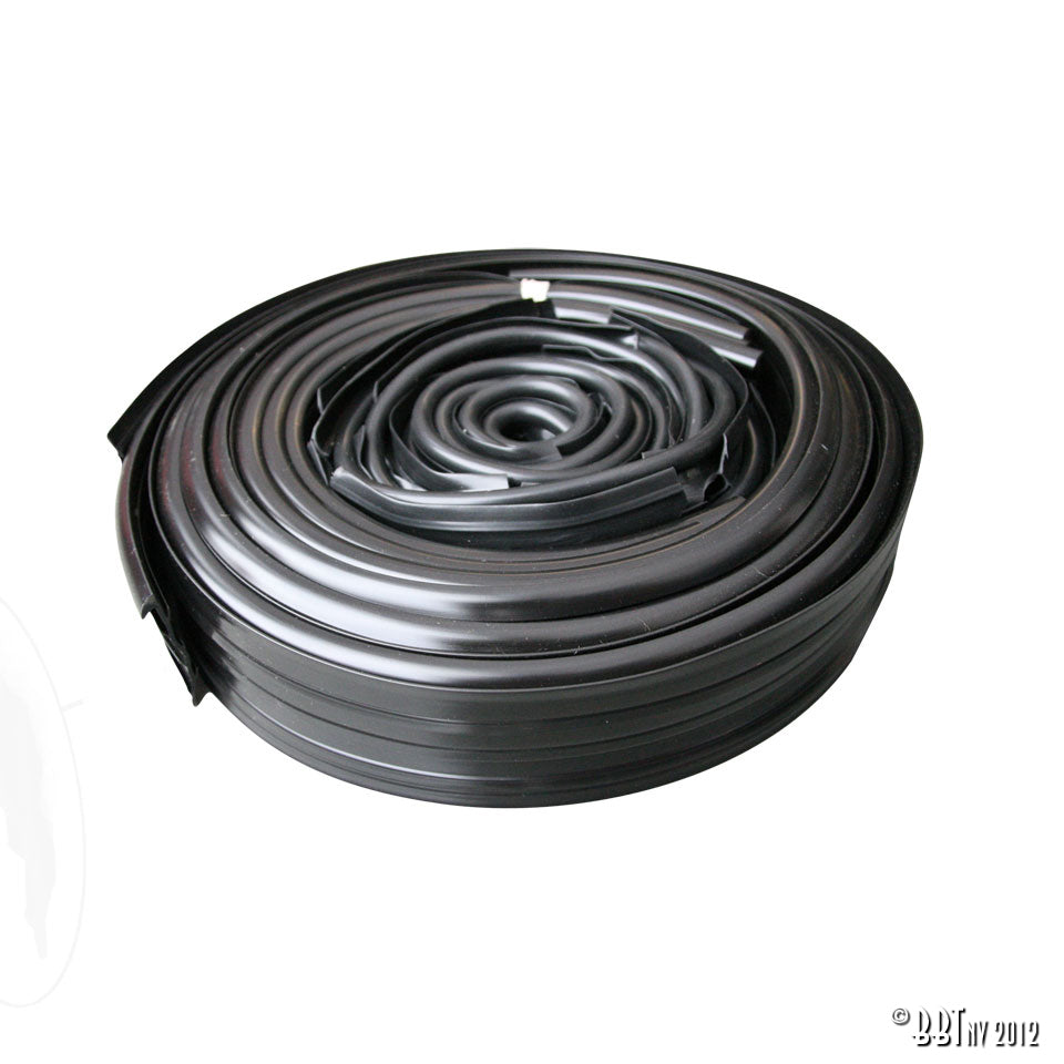 Spatbordrubber kit Notchback, zwart — VintageDub