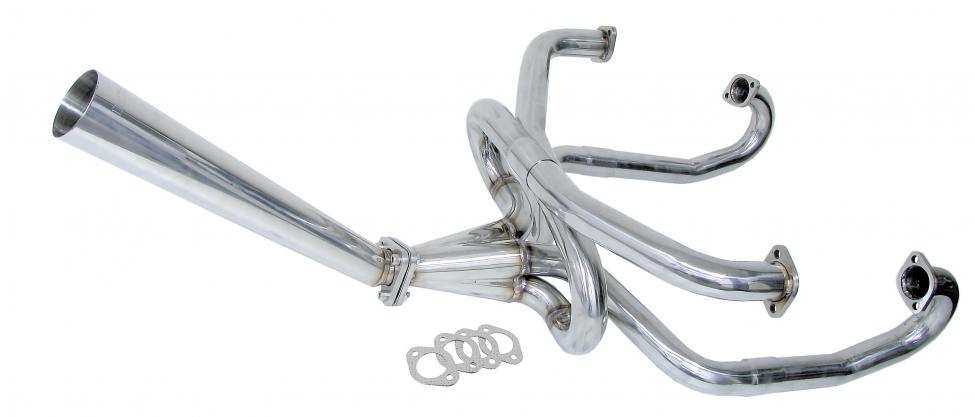 Stainless steel competition exhaust system