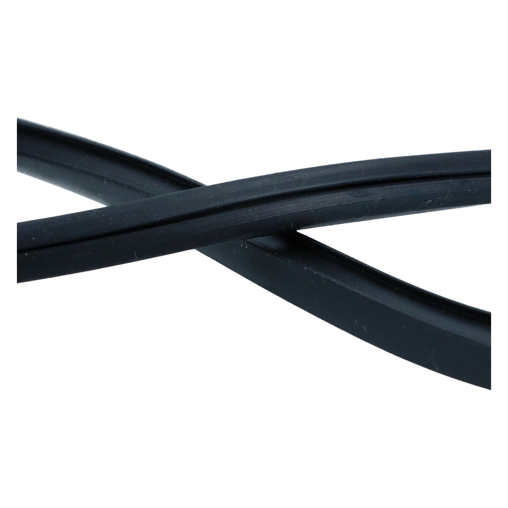 Rubber pop-out tussen glas en frame detail — Kever