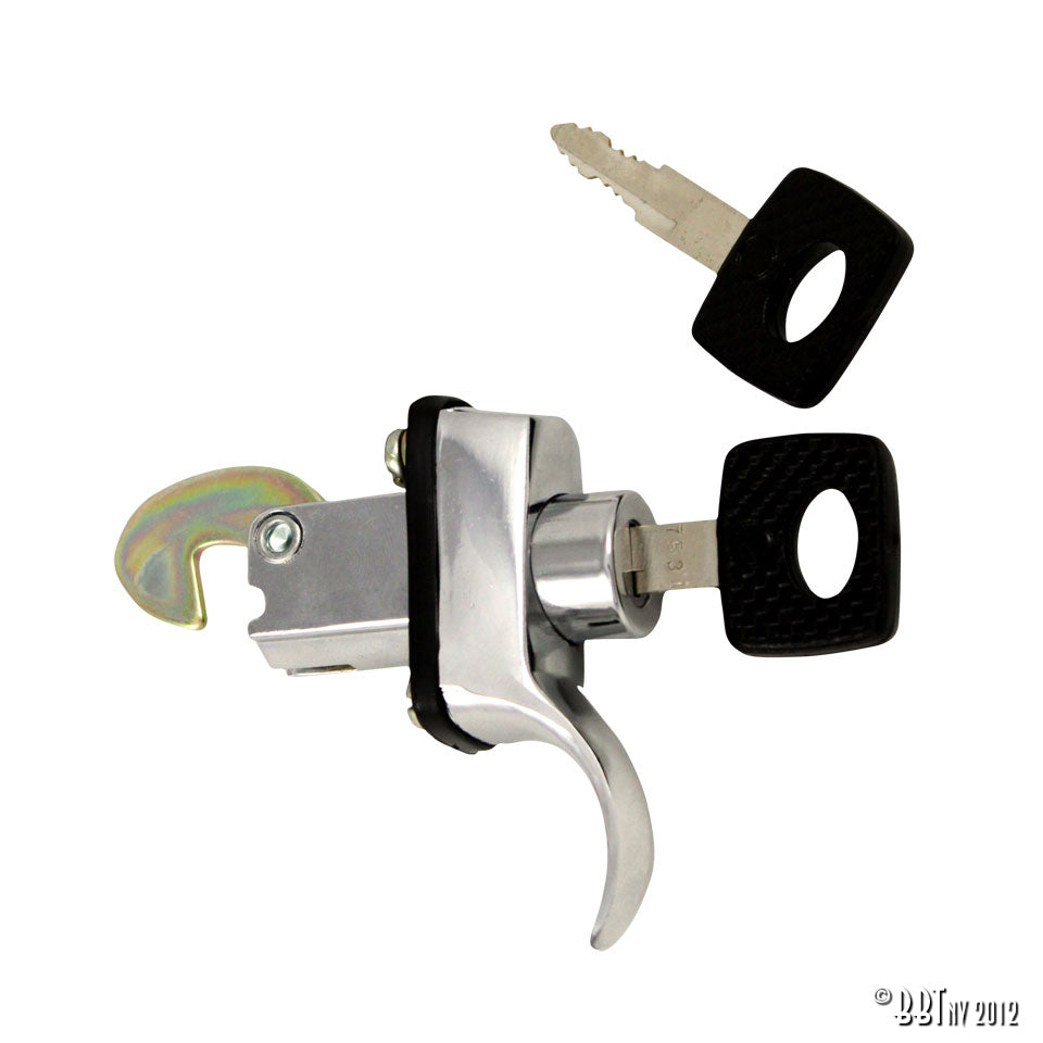 Motorklepslot - chroom voor T1, Kever — VintageDub