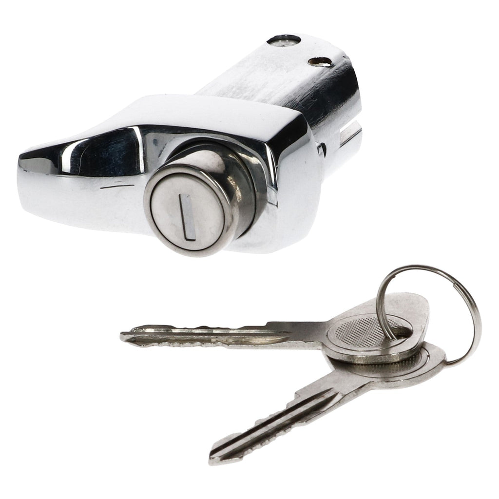 Motorklepslot met sleutel, Chroom TQ voor T2 — VintageDub