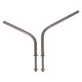 Spiegelarmen 8.0mm (STD) - inox voor T1 — VintageDub