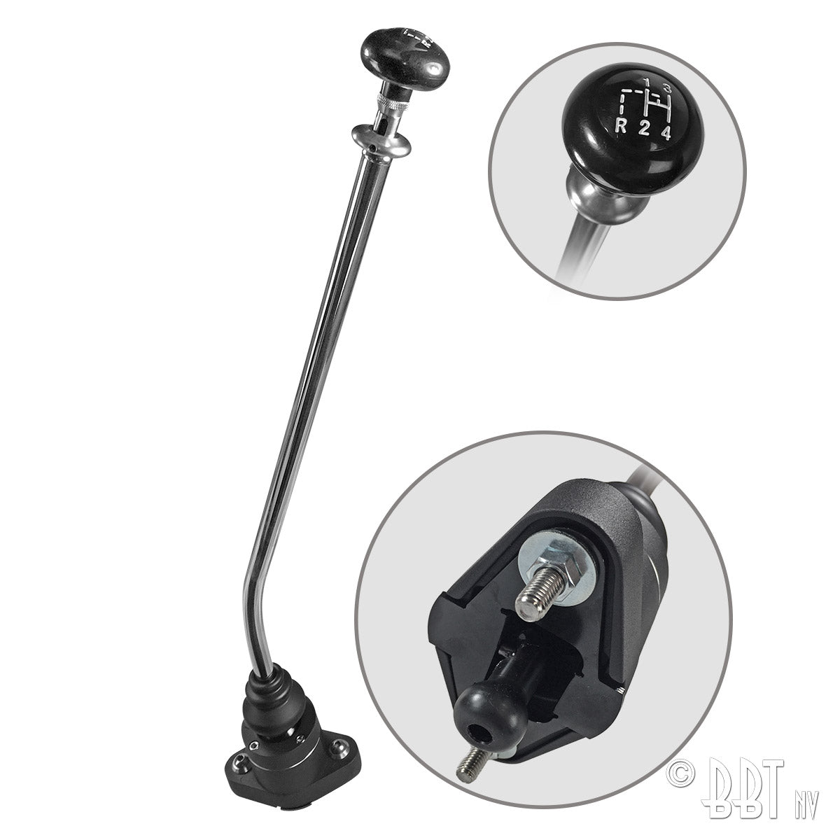 Classic quick shifter, Inox voor T2 — VintageDub