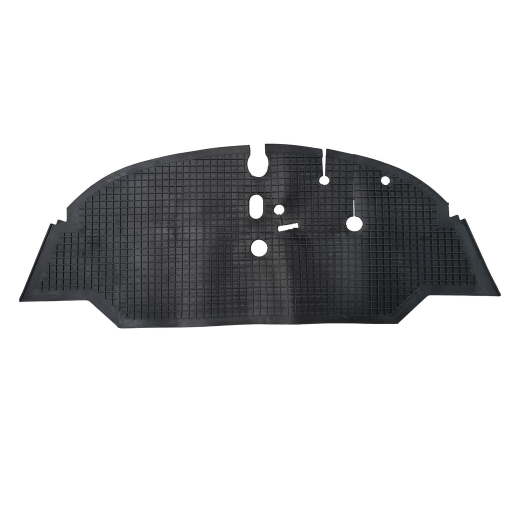 Rubber vloermat vooraan LHD (zwart) detail — T1