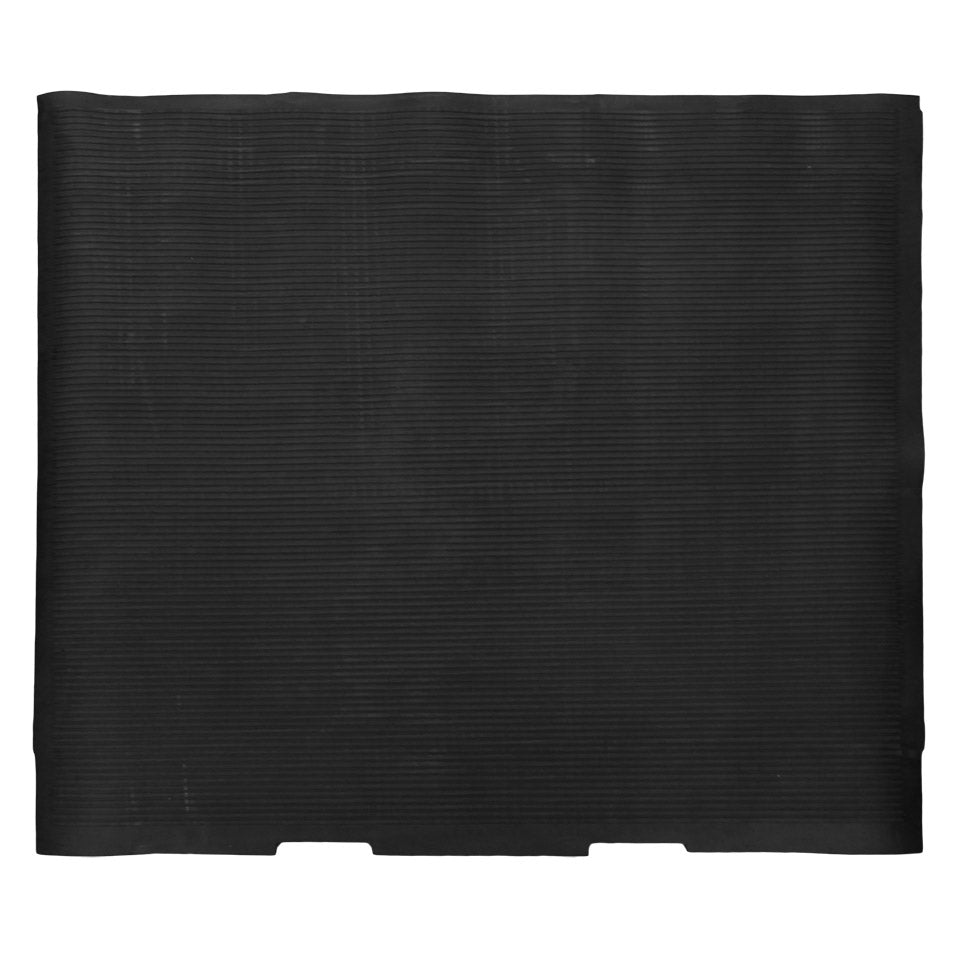 Rubber laadvloermat (zwart) detail — T1, T2