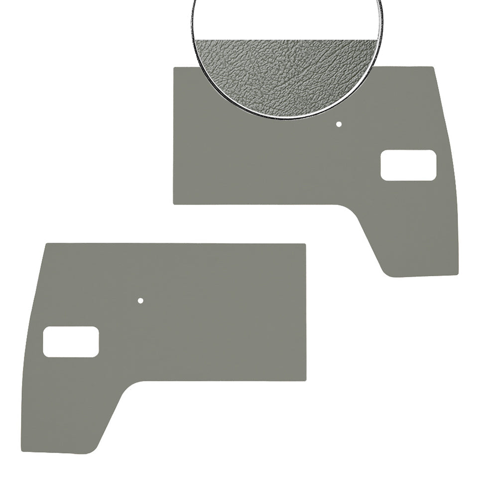 Deurpanelen vooraan, grijs PVC, per paar voor T1 — VintageDub
