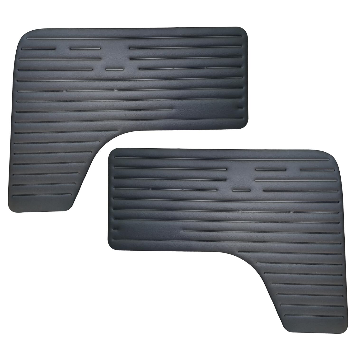 VW T2 Bus | Front door panels - black | 08/67-07/79