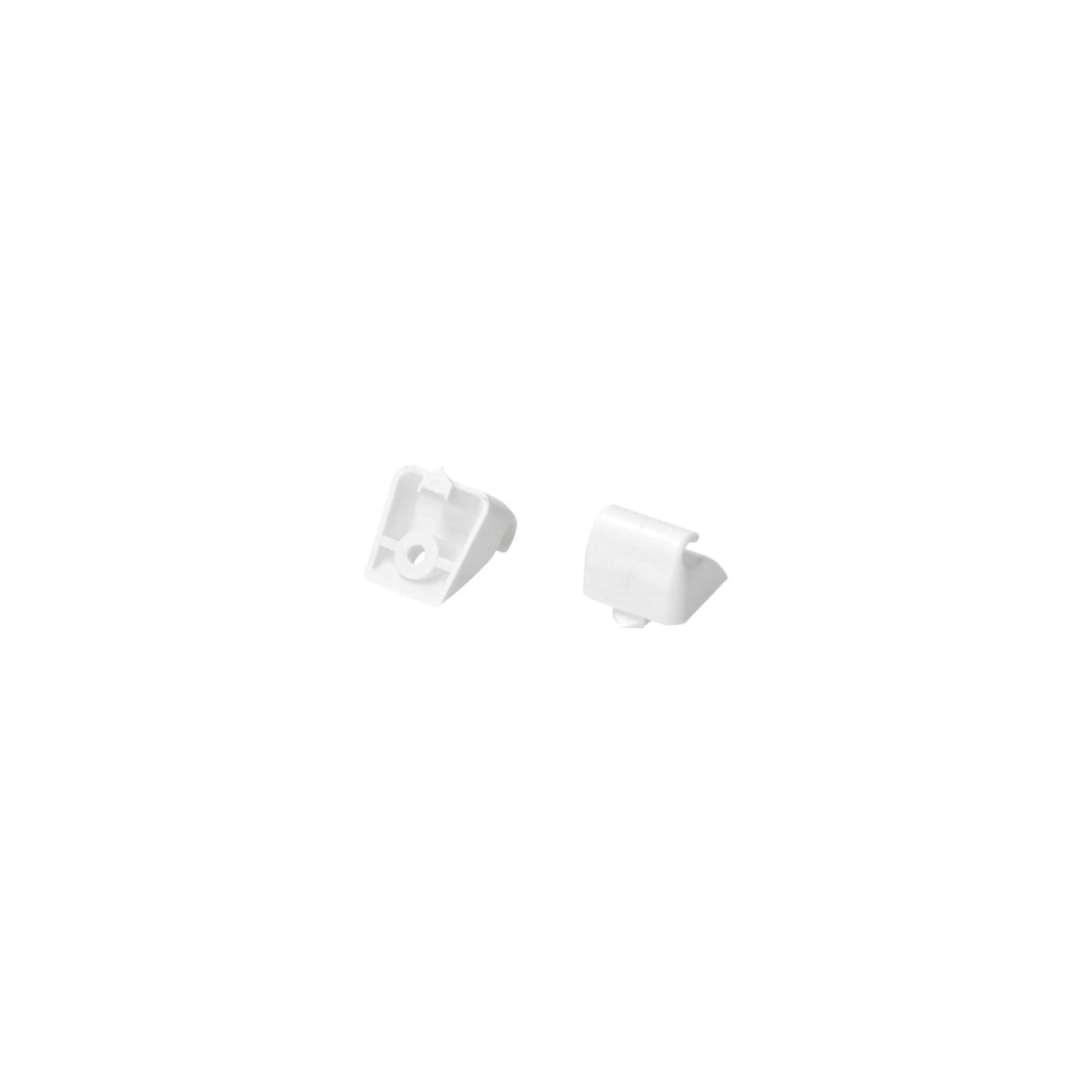 Zonneklepclips wit (paar) detail — T3