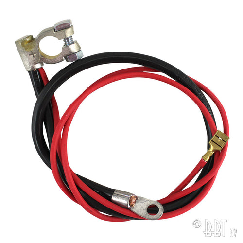 Accukabel, zwart 540 mm, rood 980 mm – VW T2 Bus – OEM 211 971 228A