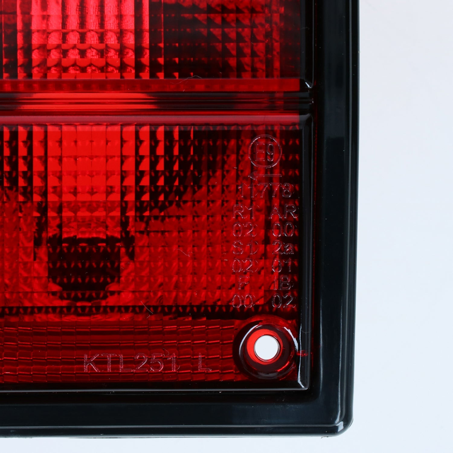 VW T3 Achterlicht, links, rood/smoke — VintageDub