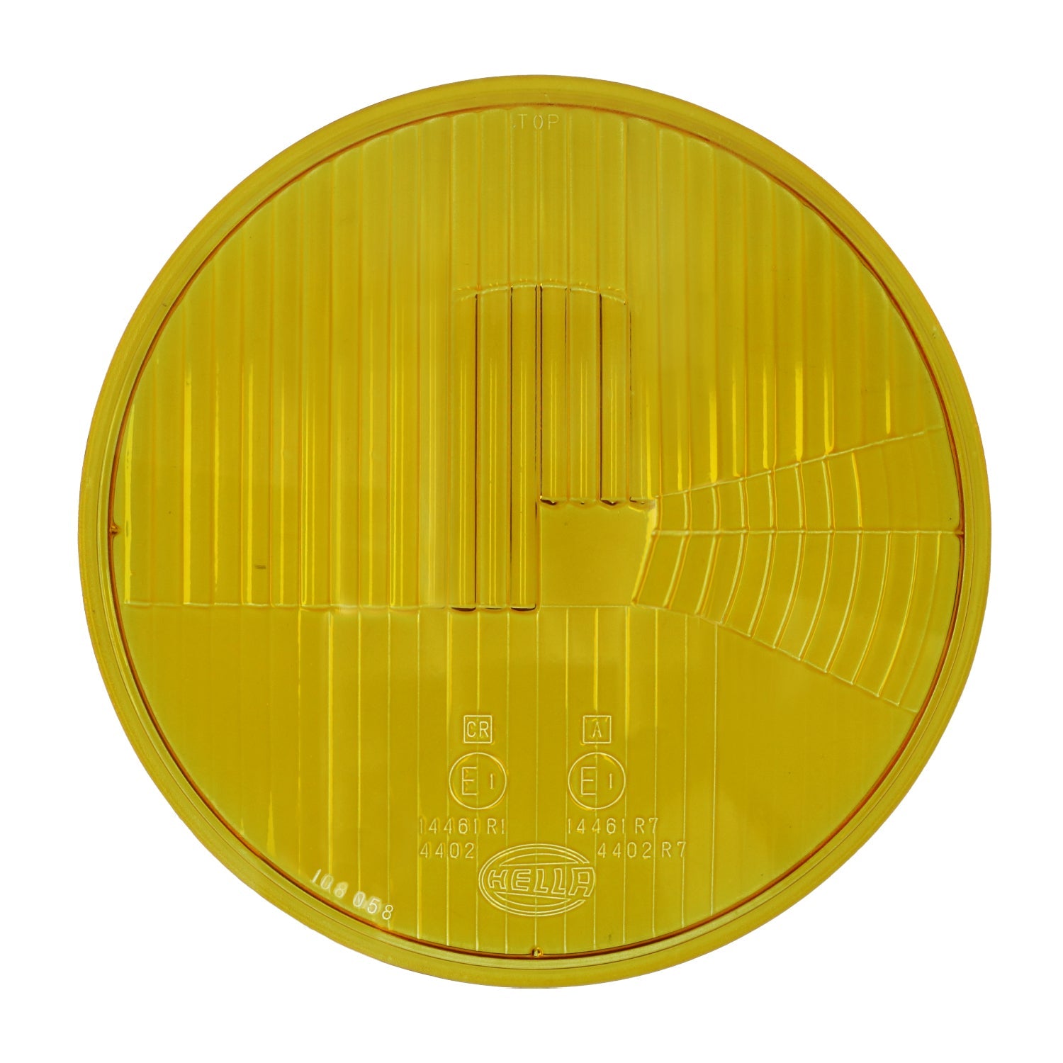 Koplampglas Hella Duplo (P45t) geel - LHD voor T2, Kever — VintageDub