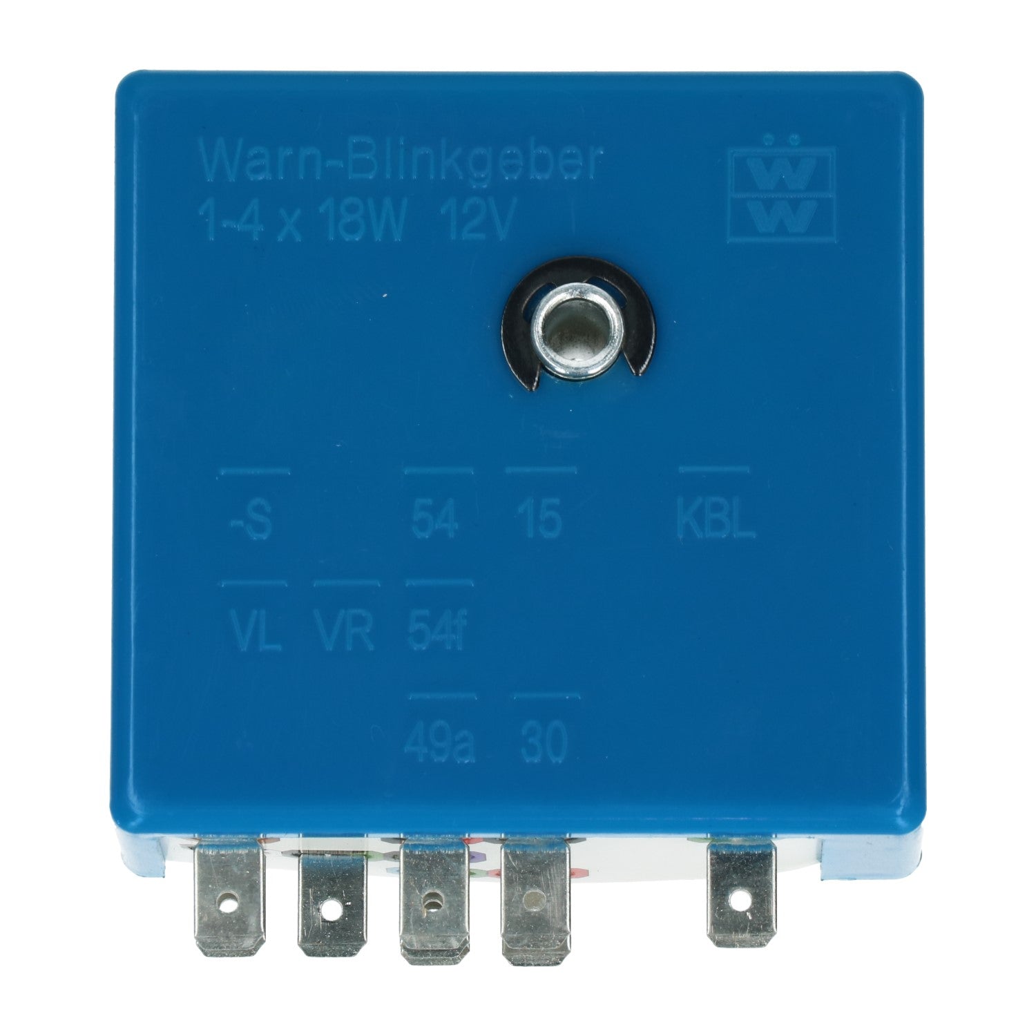 Knipperlichtrelais 12 volt (9 pinnen) detail — T1, Kever, KG