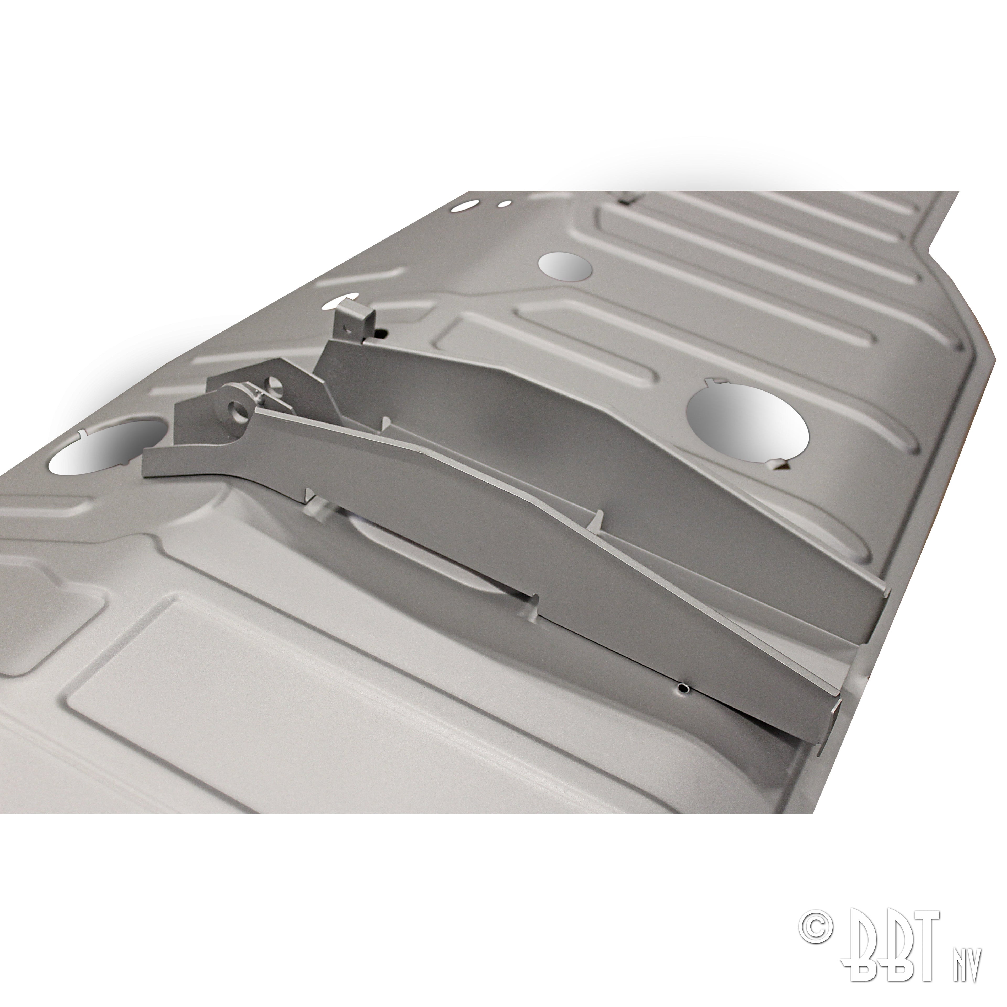 Vloerplaat cabine, compleet (LHD) detail — T1