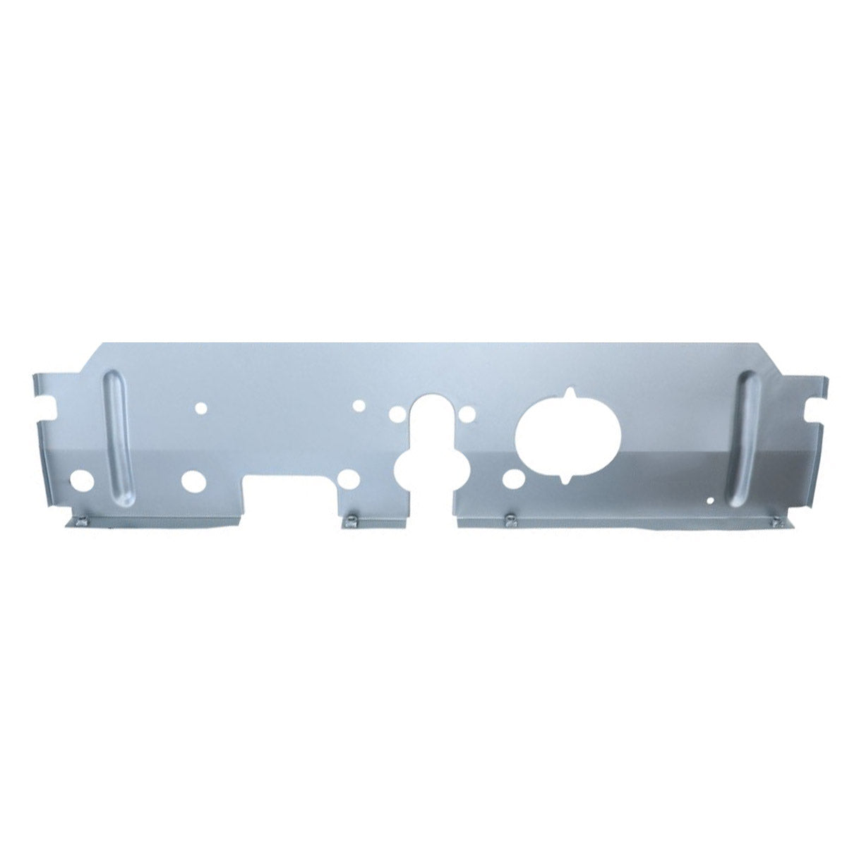 Verstevigingsplaat tussen chassisbalken vooraan - LHD detail — T1