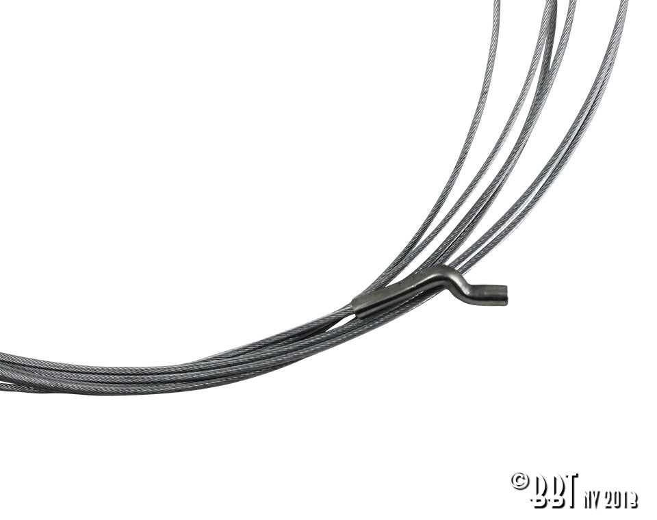 Gaskabel (RHD) detail — T2