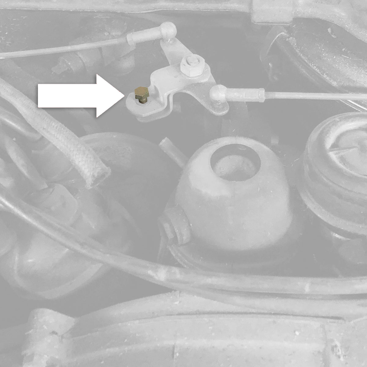 Nippel gaskabel, dubbel carburator — VintageDub