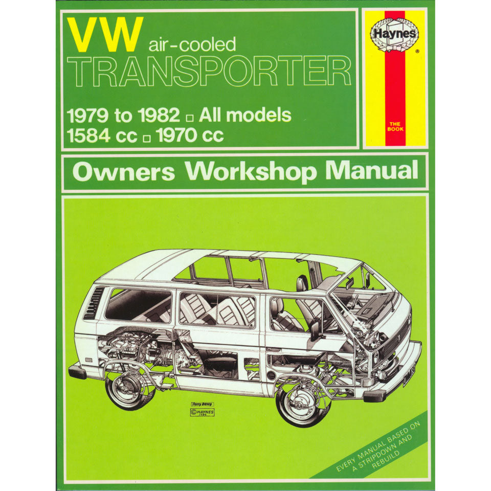 VW Air-cooled Transporter Manual, Engels, J.H. Haynes — VintageDub