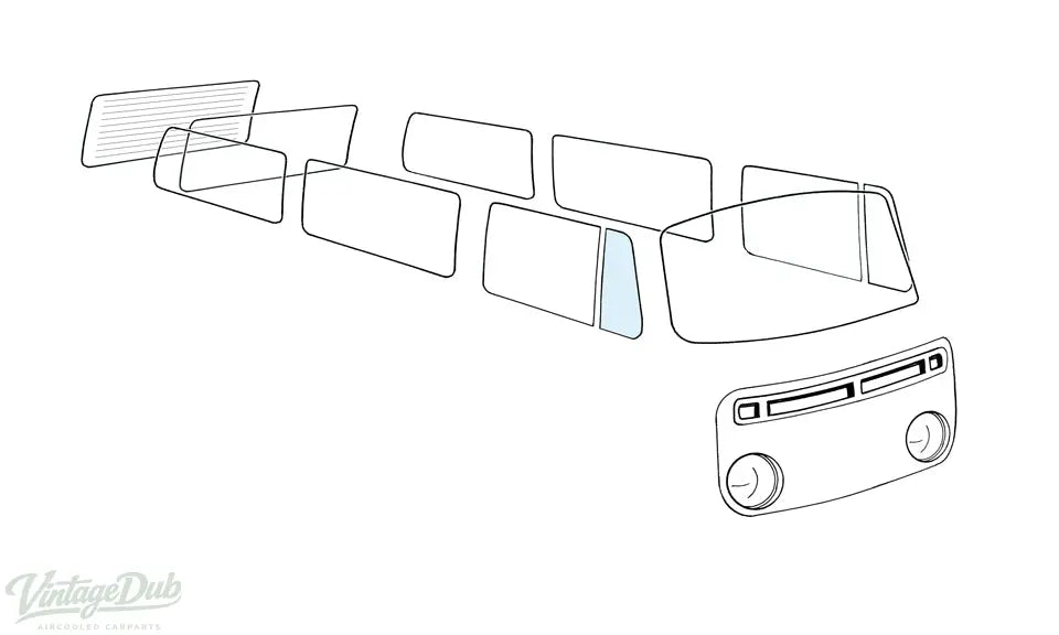 Tochtruit vast, rechts detail — T2