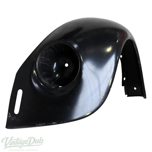 Spatbord voor, links detail — Kever