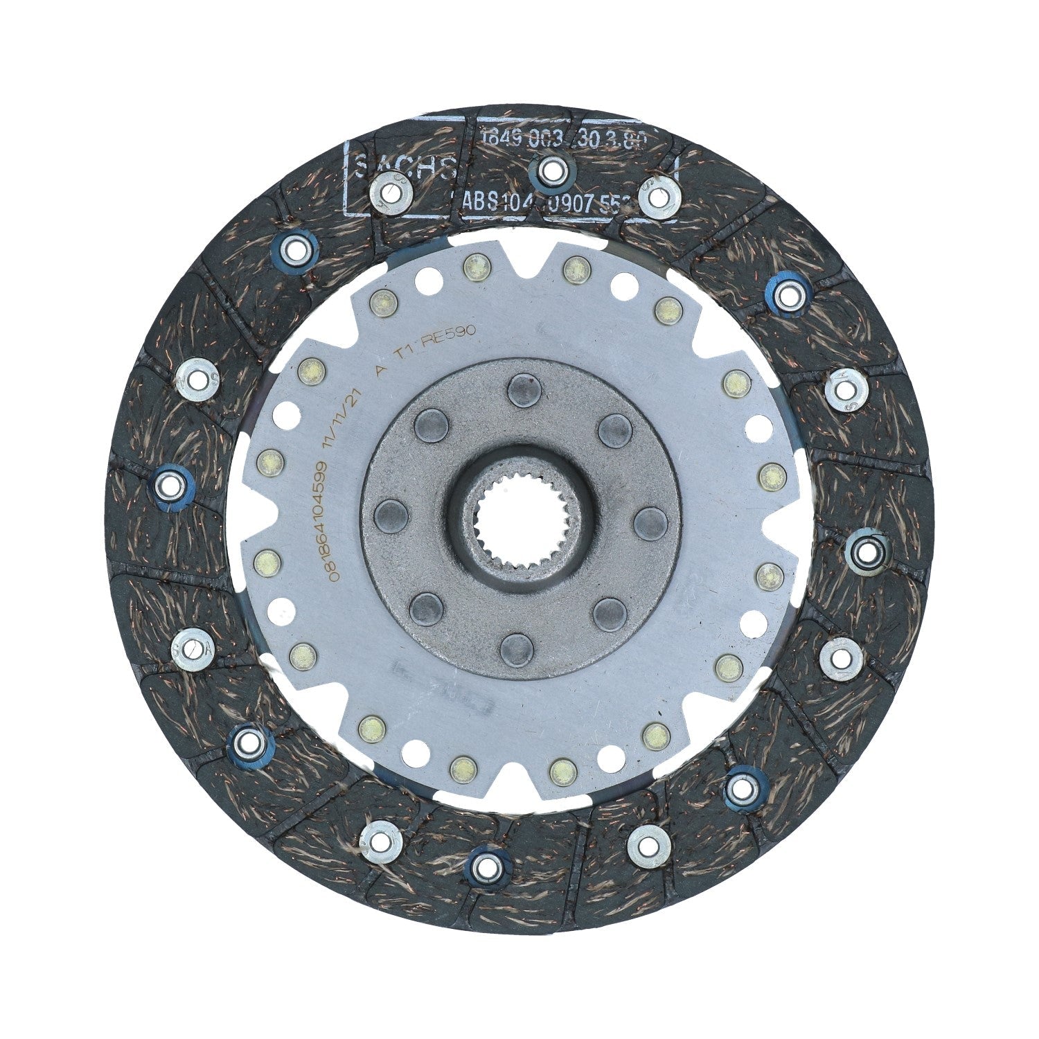 Koppelingsplaat 180mm detail — T1, T2, Kever, KG