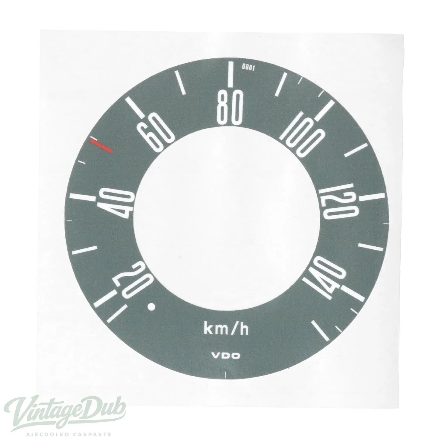 VW T2 Conversiesticker MPH - KMH Grijs — VintageDub