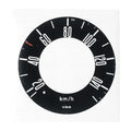 VW T2 Conversiesticker MPH - KMH Zwart — VintageDub