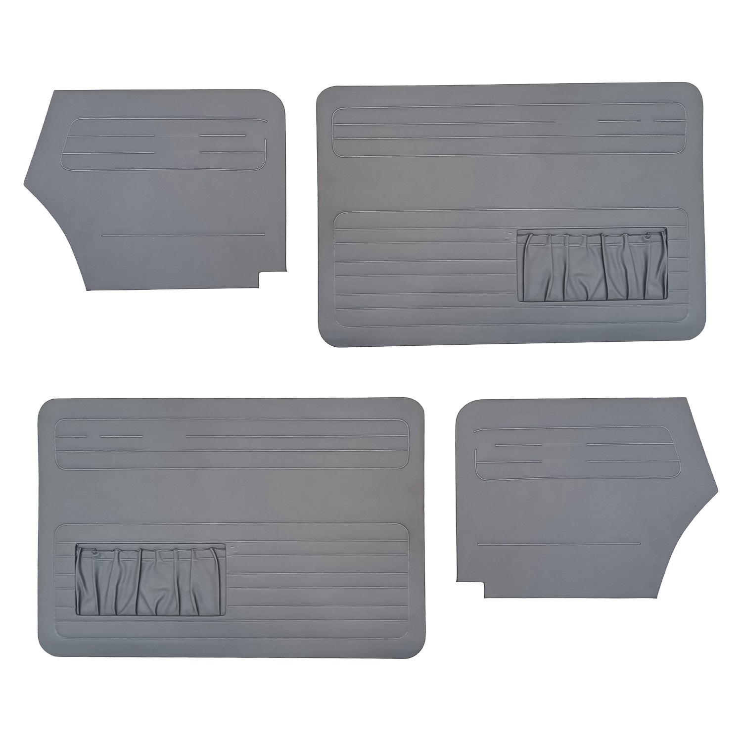 VW Beetle | Door panel set Convertible, grey