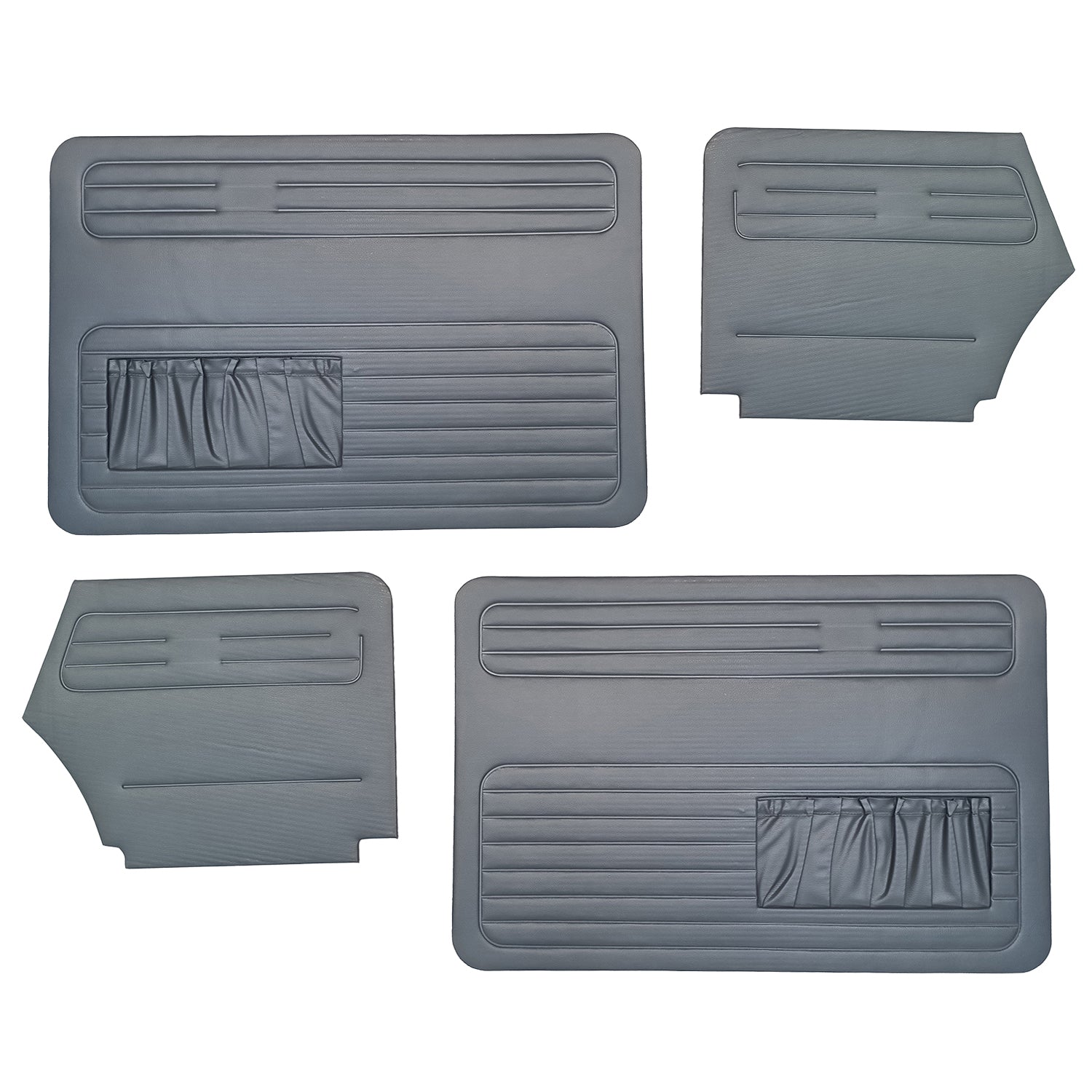 VW Beetle | Door panel set Convertible, grey