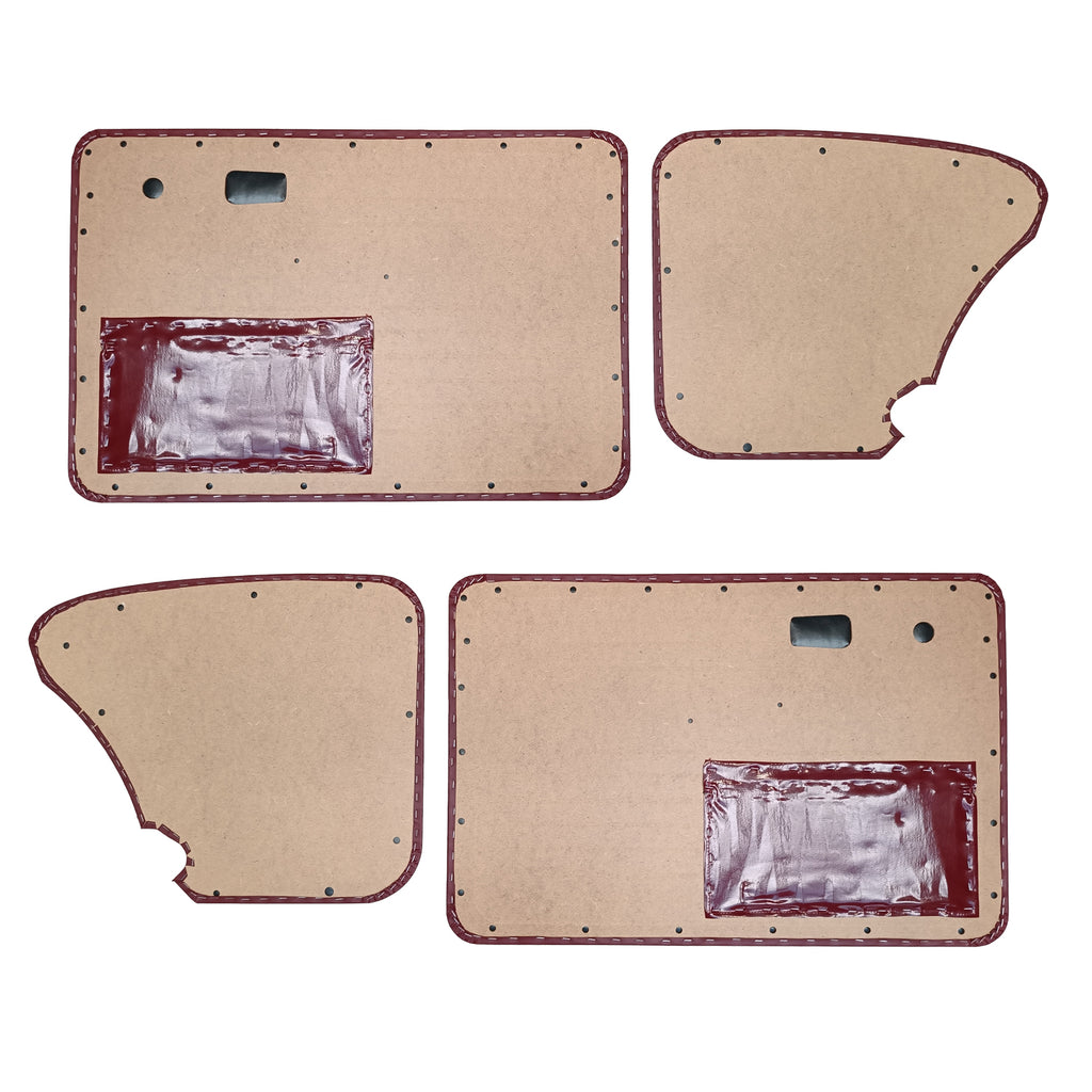 VW Beetle | Door panel set, burgundy