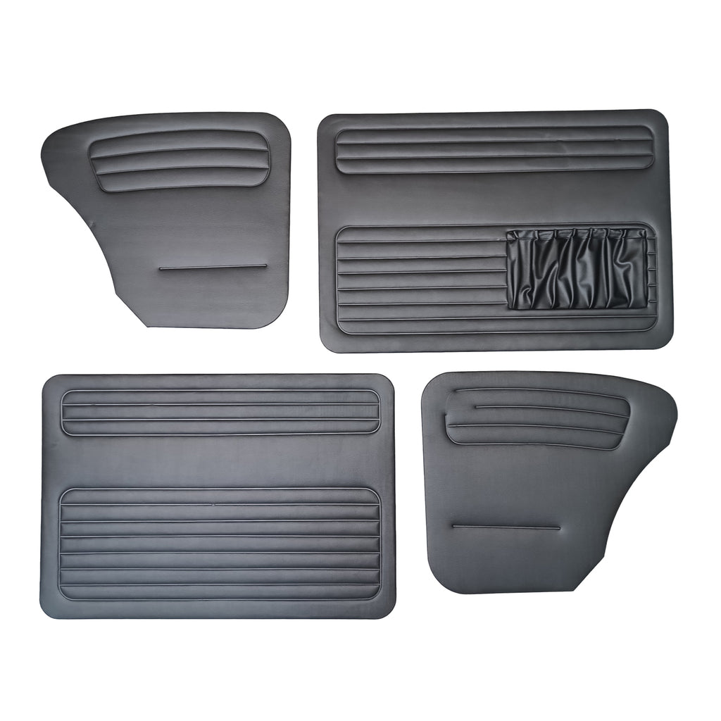 VW Beetle | Door card set, black