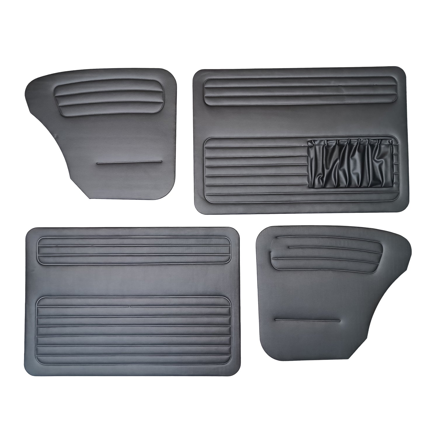 VW Beetle | Door card set, black
