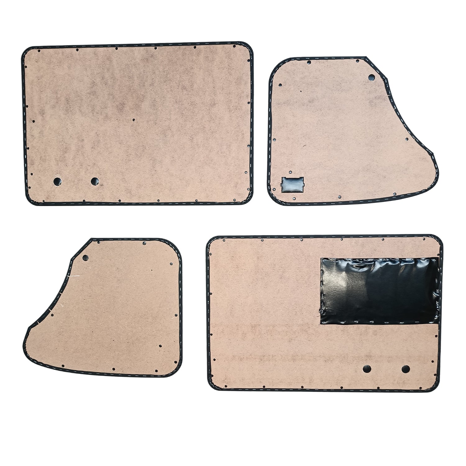 VW Beetle | Door card set, black