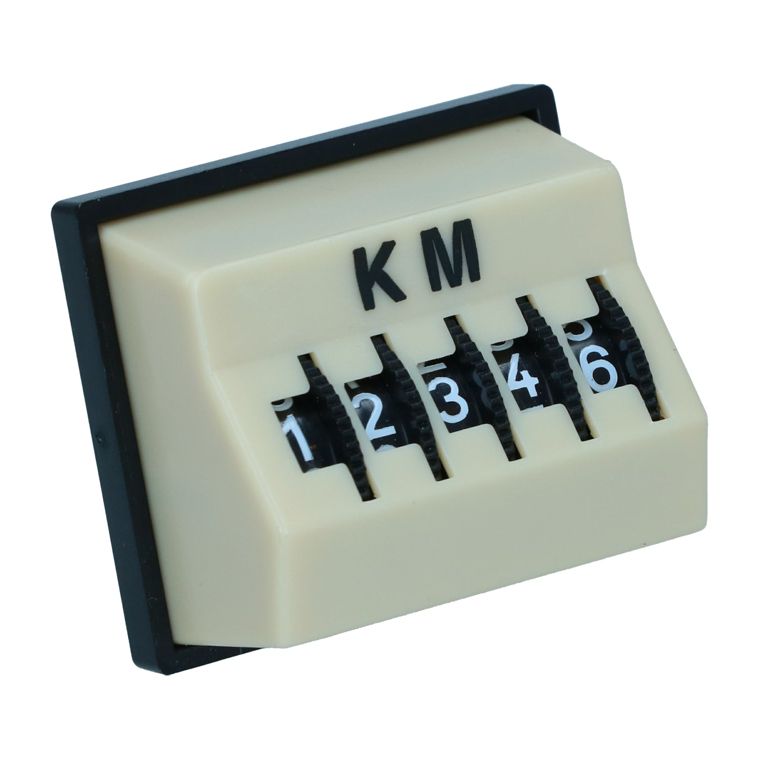 Trip counter 'KM' universal - Ivory
