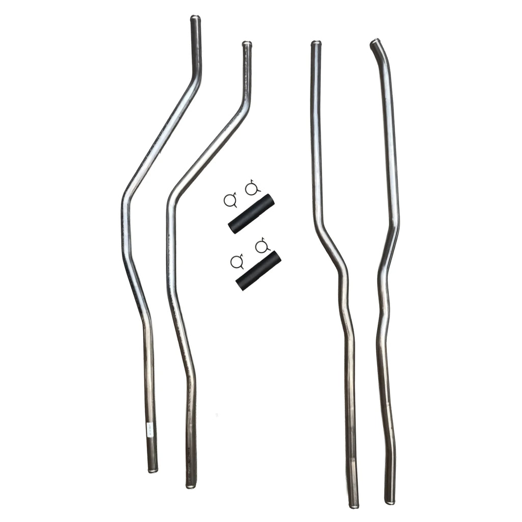 VW T3 Coolant pipe set (stainless steel), Syncro | 251 121 399L - VintageDub