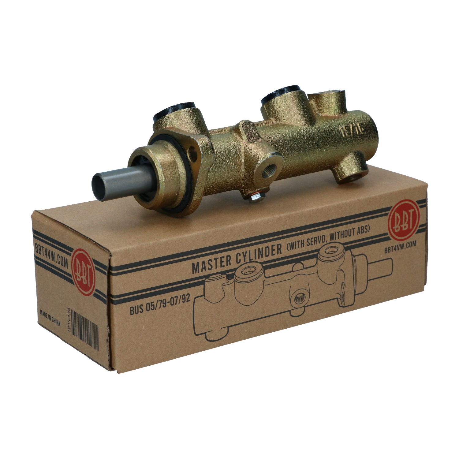 VW T3 Bus | Master cylinder, with servo, without ABS, with warning light | 05/79-07/92 | 251 611 021C