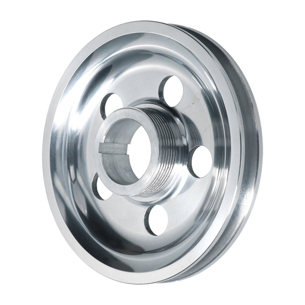 VW T1 Bus, T2 Bus, Beetle, KG | Pulley aluminium 145mm (with holes), black scale