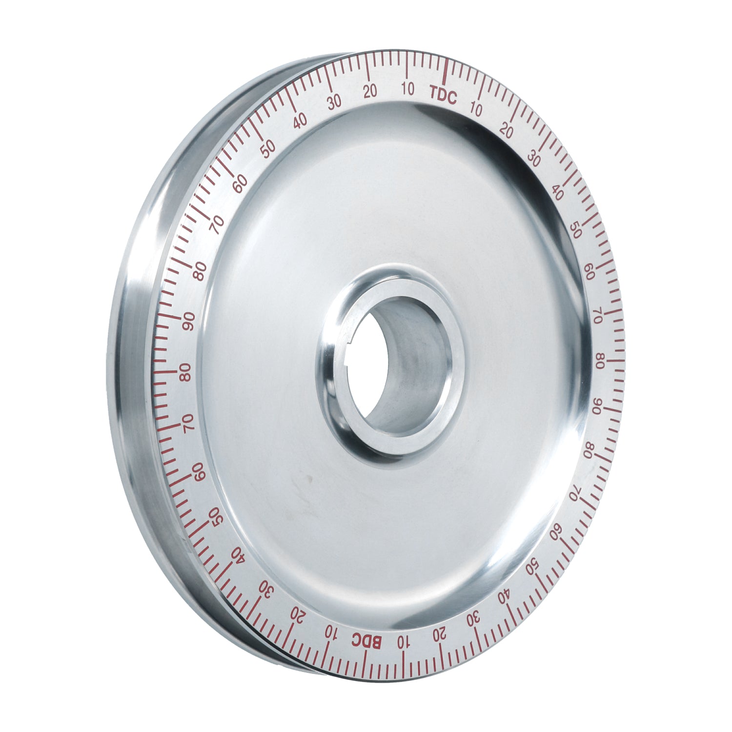 VW T1 Bus, T2 Bus, Beetle, KG | Pulley aluminium 170mm (without holes), red scale