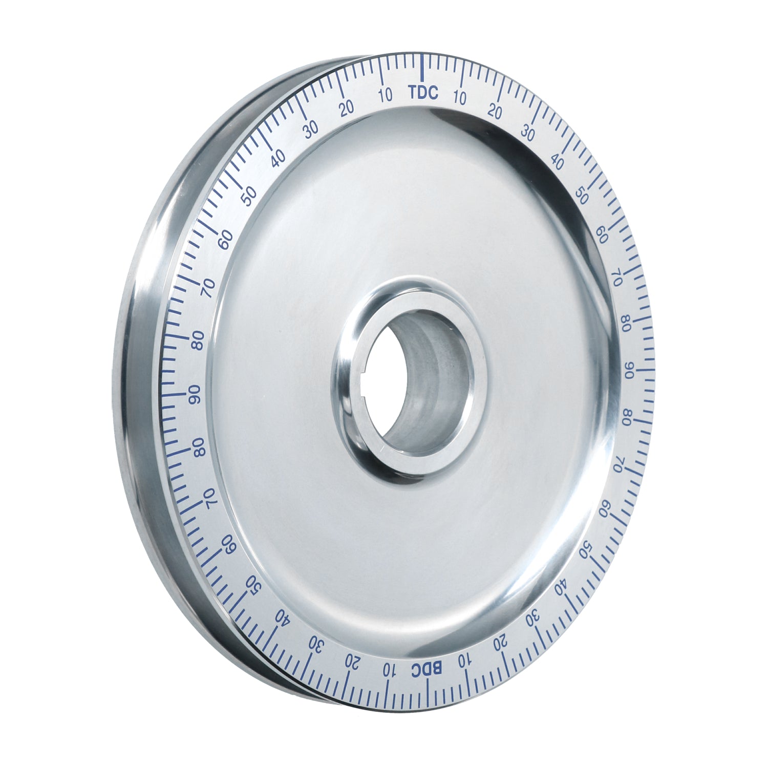 VW T1 Bus, T2 Bus, Beetle, KG | Pulley aluminium 170mm (without holes), blue scale