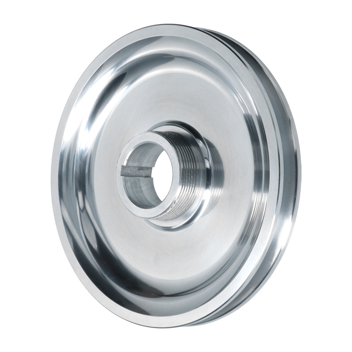 VW T1 Bus, T2 Bus, Beetle, KG | Pulley aluminium 170mm (without holes), blue scale