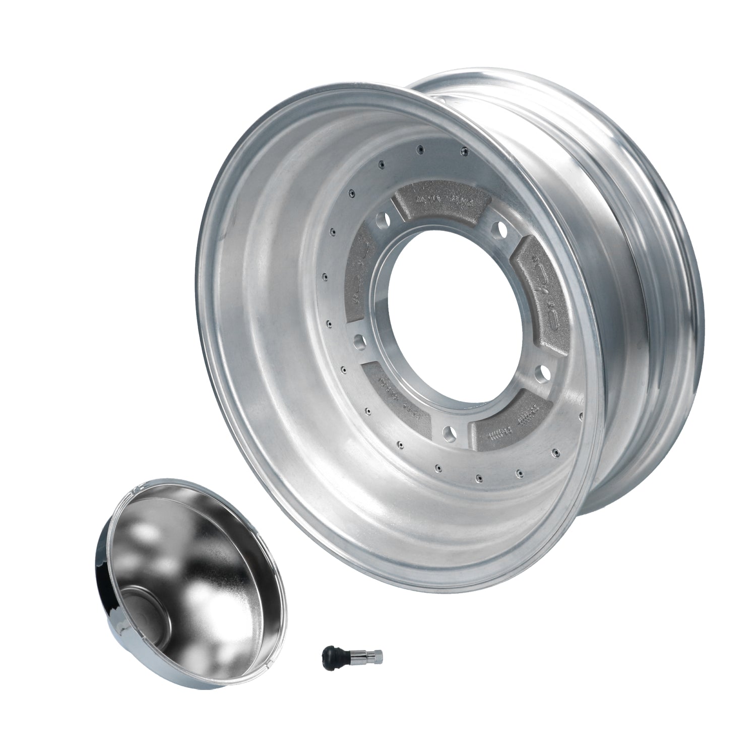 VW T1 Bus - T2 Bus - Beetle - KG | Wheel Centerline style - polished, 5-lug (5x205), 5.5x15" ET13