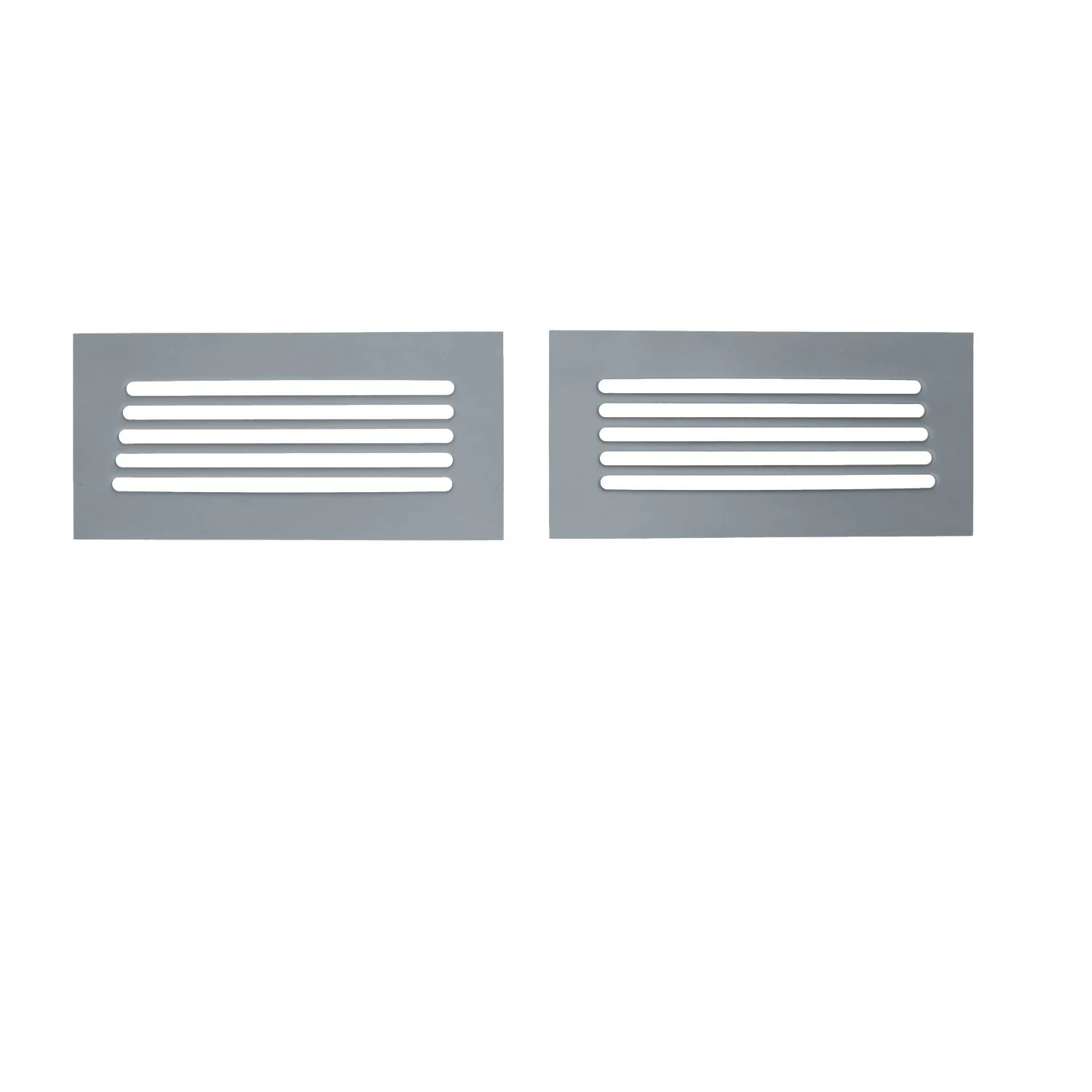 VW Beetle | Grille insert for engine lid convertible, pair, 1958-1967