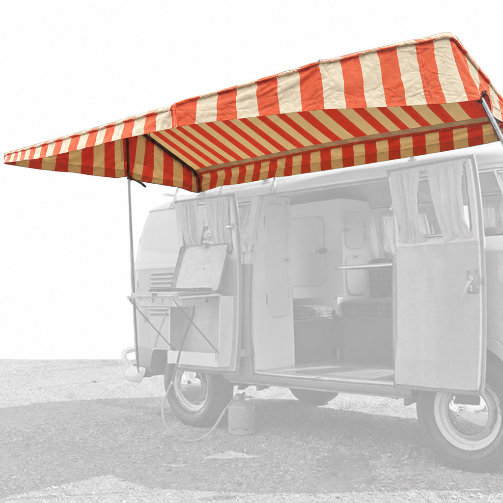 VW T1 | Westfalia tent top, orange/white