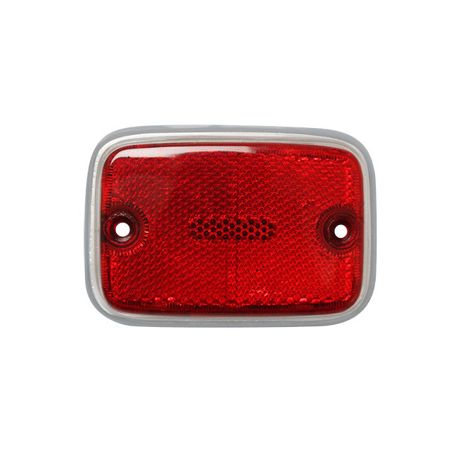 Zijreflector achteraan - rood/zilver detail — T2