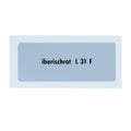 Kleurcode sticker L31F - iberischrot voor VW T1 Bus, T2 Bus, Kever en Karmann Ghia - VintageDub