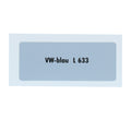 Kleurcode sticker L633 - VW-blau voor VW T1 Bus, T2 Bus, Kever en Karmann Ghia - VintageDub
