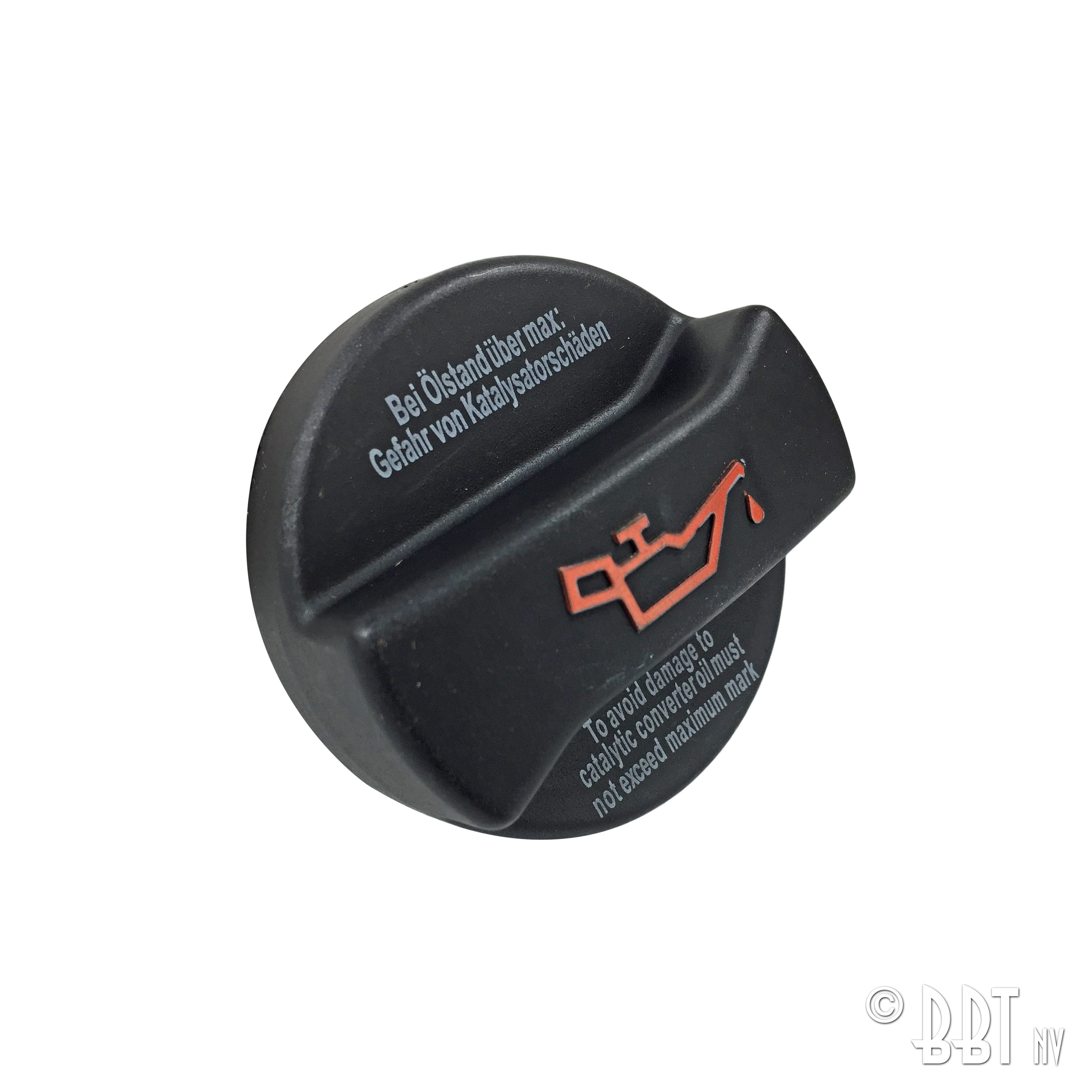 Olievuldop pvc, zwart voor T1, T2, Kever, KG — VintageDub