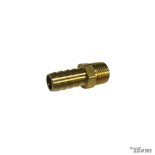 Aansluitnippel recht 3/8" NPT – VW T1 Bus, T2 Bus, Kever, KG, T3 Bus, Type 3, Type 181