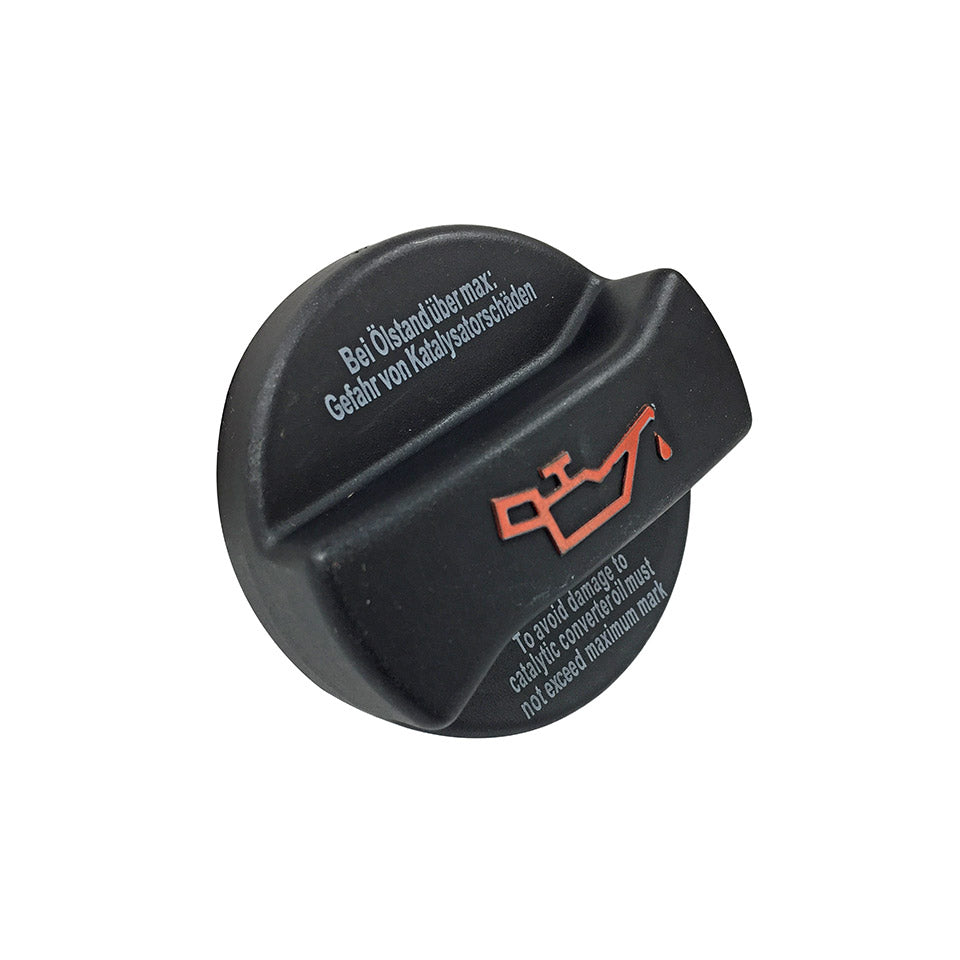 Olievuldop pvc, zwart detail — T1, T2, Kever, KG