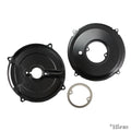 Achterplaten dynamo/alternator 105mm (3 delig) - zwart voor T1, T2, Kever, KG — VintageDub