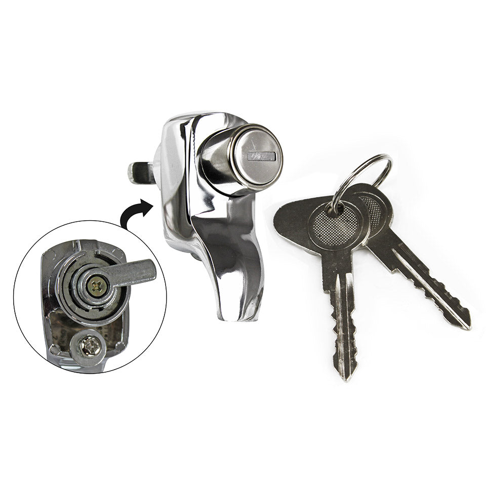 Achter laadklepslot - Chroom TQ detail — T2